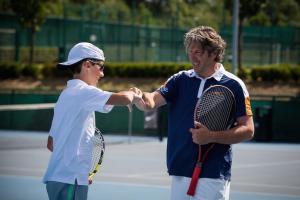 entrenamiento de tenis