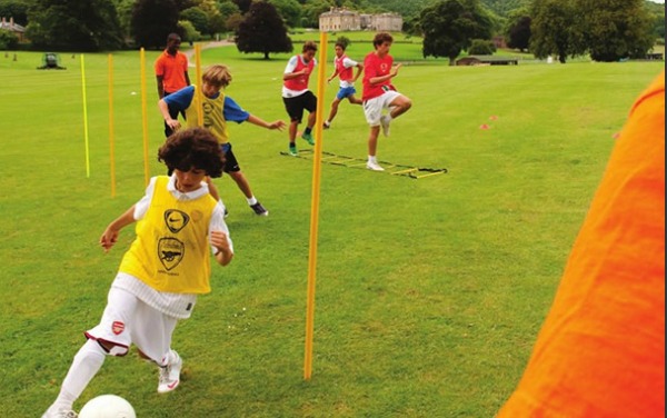 Campamento de verano con futbol en Oundle School